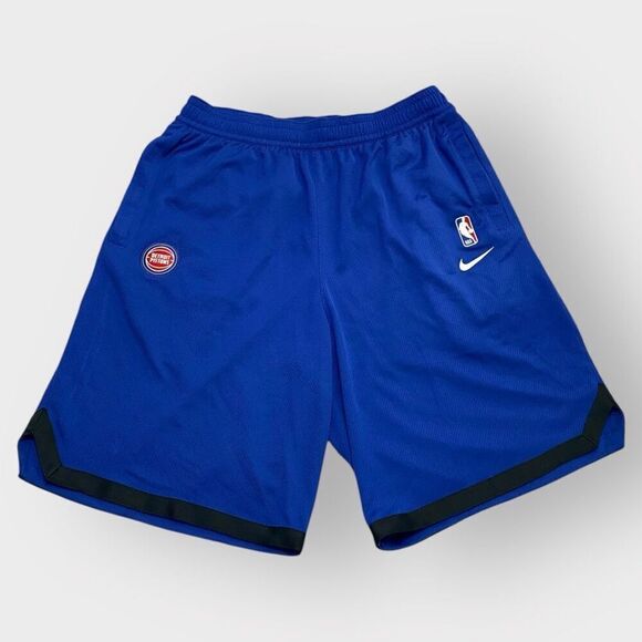 Nike Dri-Fit Detroit Pistons Basketball Shorts AV1804-495 Mens size Large New - Picture 3 of 12